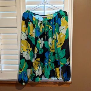 Ellen Tracy Peasant Blouse